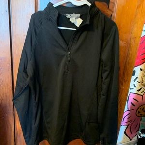 Black Quarter Zip Sweatshirt